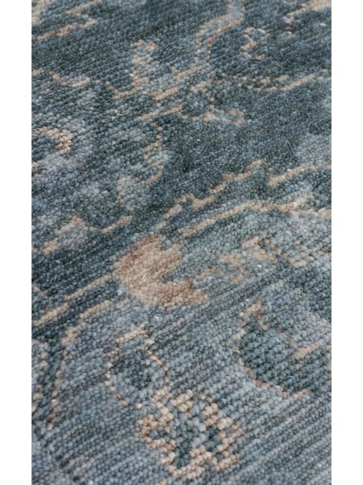 Safir Serisi %100 Tencel İpeği ile Dokunan El Emeği Destekli Özel Tezgah Halısı NX-695