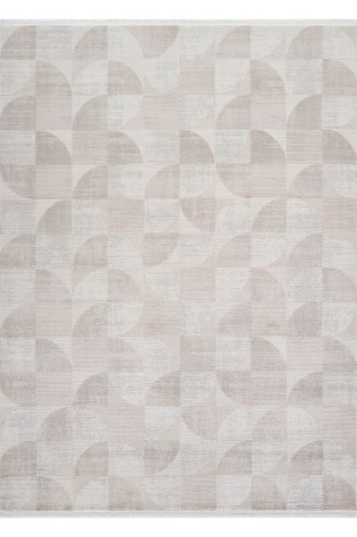 Monza Serisi Bej Renk Akrilik Salon Halısı AP-6622