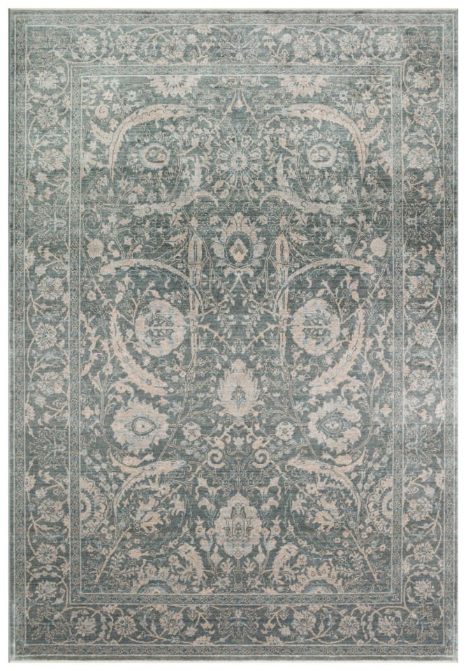 Safir Serisi %100 Tencel İpeği ile Dokunan El Emeği Destekli Özel Tezgah Halısı NX-696