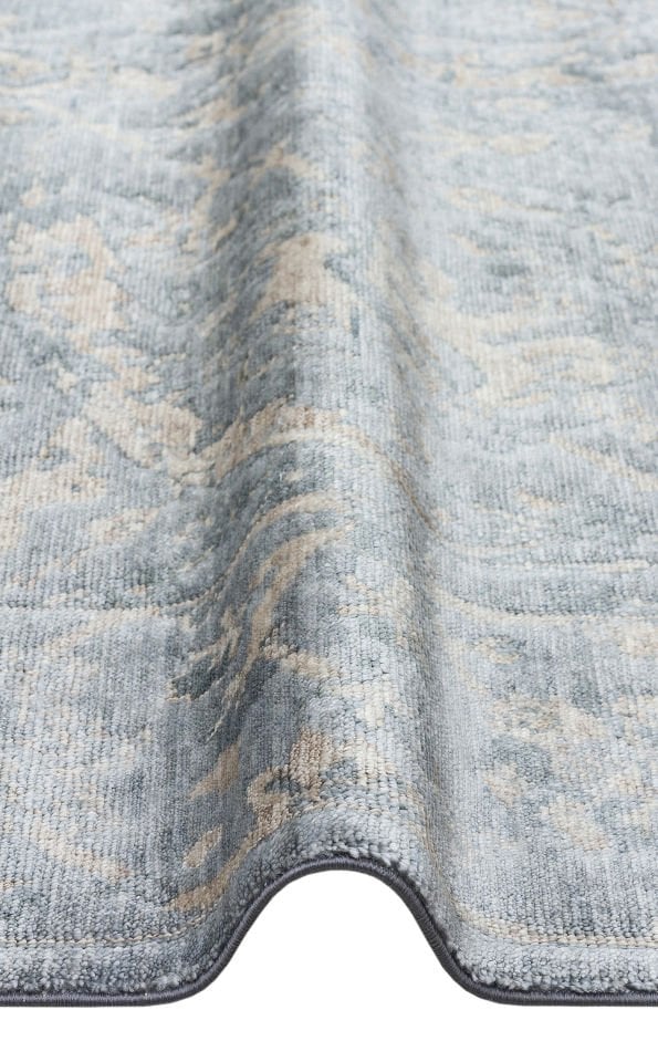 Safir Serisi %100 Tencel İpeği ile Dokunan El Emeği Destekli Özel Tezgah Halısı NX-696