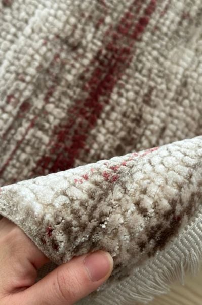 Monza Serisi Marsala Renk Akrilik Salon Halısı AP-6632