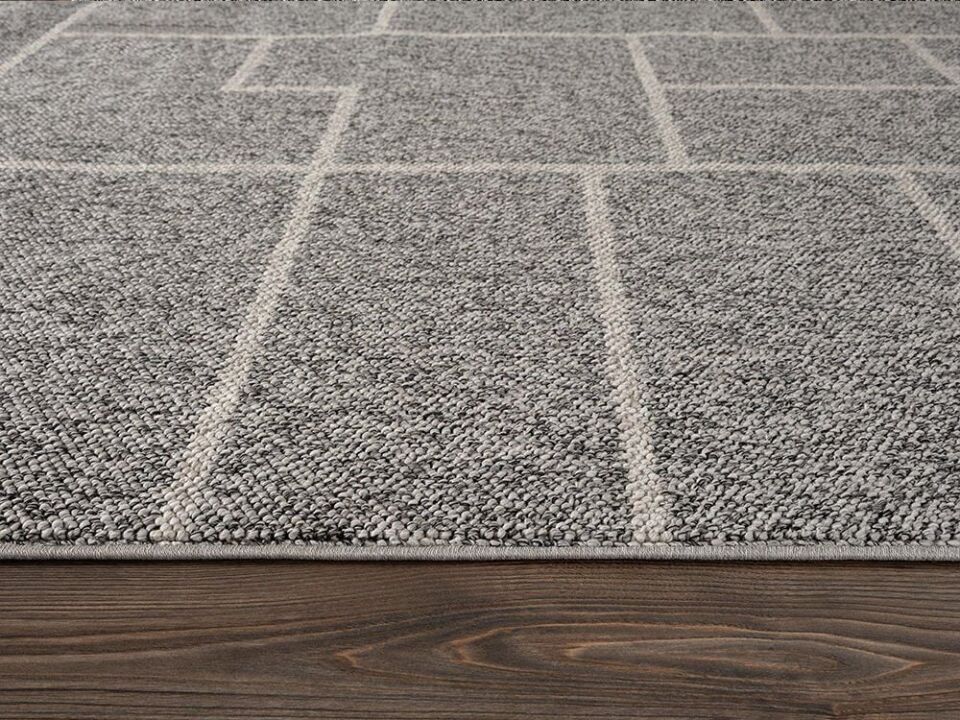 FIRSAT ÖLÇÜ 160x230 (4 m2)  Gri/Antrasit Renk Bukle Halı