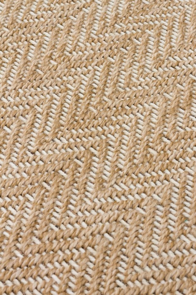 Avina Serisi Natural/Beyaz Kolay Temizlenebilir Sisal Halı EH-51