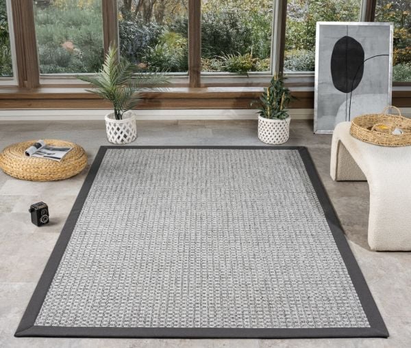 Beta Serisi Bordürlü Sisal Halı NX-5653