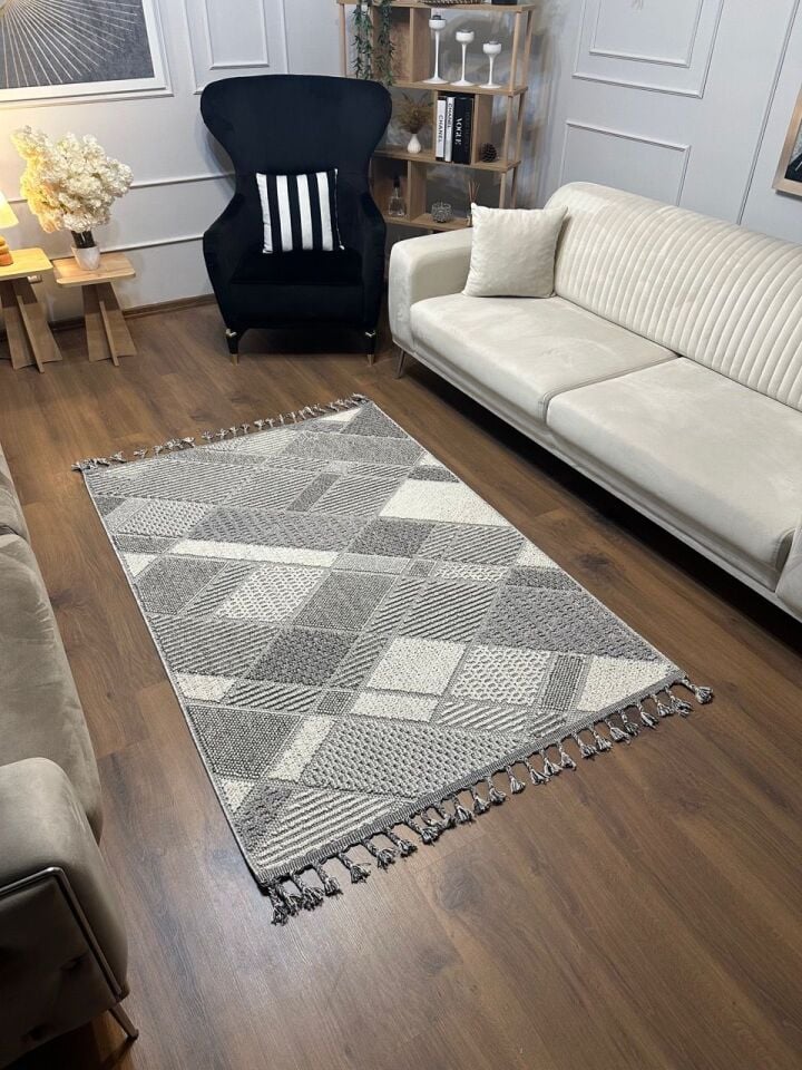 FIRSAT ÖLÇÜ 160x230 (4 m2) Gri Renk Halı