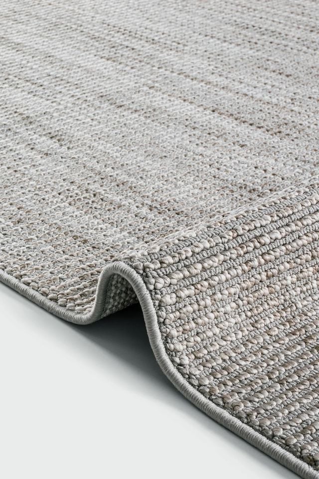 Cosmos Serisi Yumuşak Dokuma Modern Gri/Bej Renk Halı TH-175