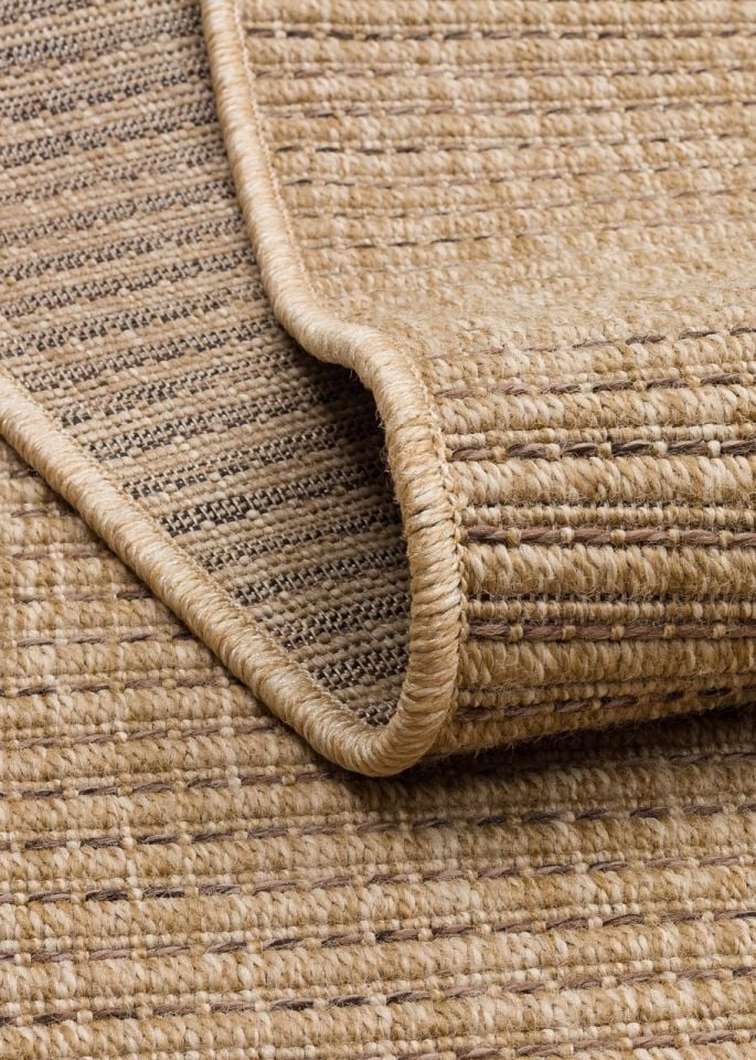 Avina Serisi Natural/Kahve Kolay Temizlenebilir Sisal Halı EH-53