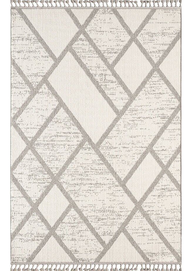 FIRSAT ÖLÇÜ 160x230 (4 m2)  Gri/Ekru Renk Bukle Halı