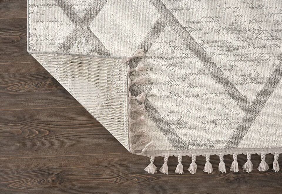 FIRSAT ÖLÇÜ 160x230 (4 m2)  Gri/Ekru Renk Bukle Halı