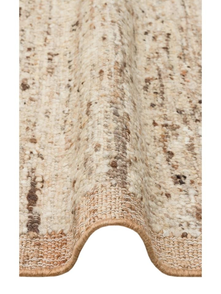 Karya Serisi %100 Doğal Yün ve Jüt Harmanlı Havsız El Dokuma Halı NX-3698