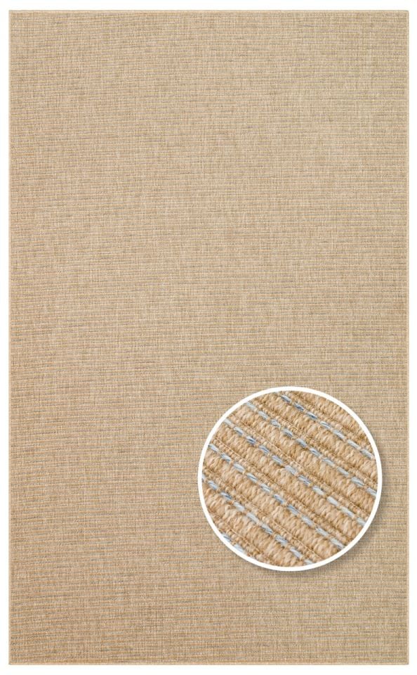 Avina Serisi Natural/Mavi Kolay Temizlenebilir Sisal Halı EH-54