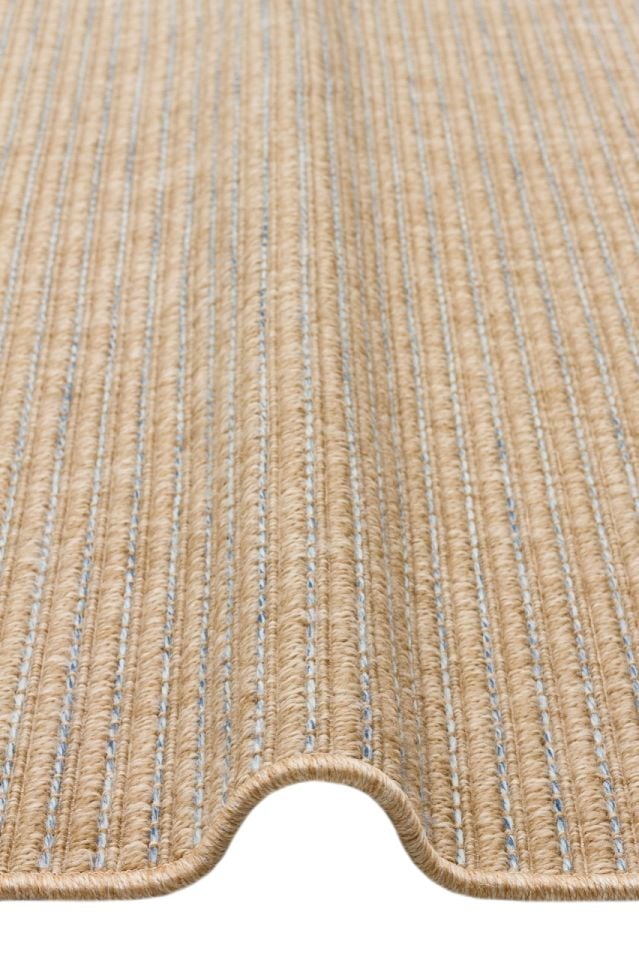 Avina Serisi Natural/Mavi Kolay Temizlenebilir Sisal Halı EH-54