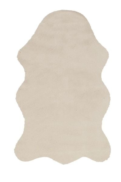 Cloud Serisi Makinede Yıkanabilir Yüksek Kalite Bej Peluş Halı NX-101