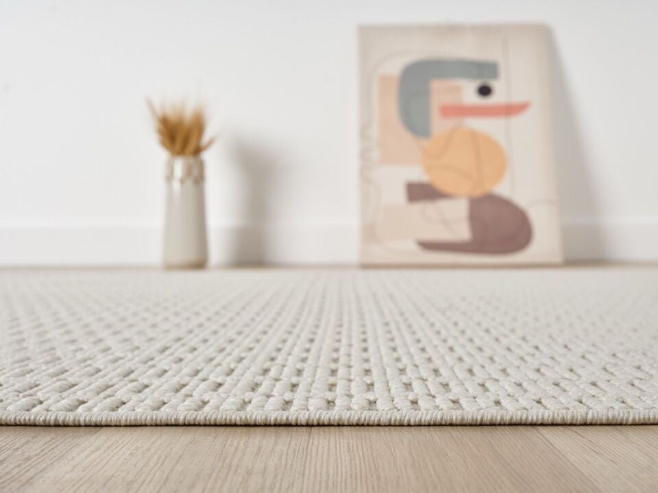 FIRSAT ÖLÇÜ Krem Kolay Temizlenebilir Sisal Halı 160x230