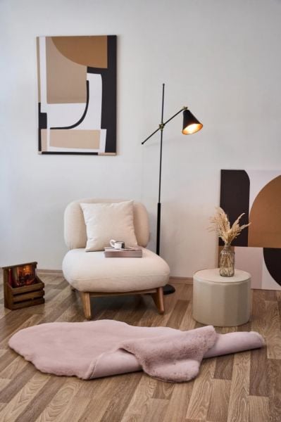 Cloud Serisi Makinede Yıkanabilir Yüksek Kalite Pudra Peluş Halı NX-103