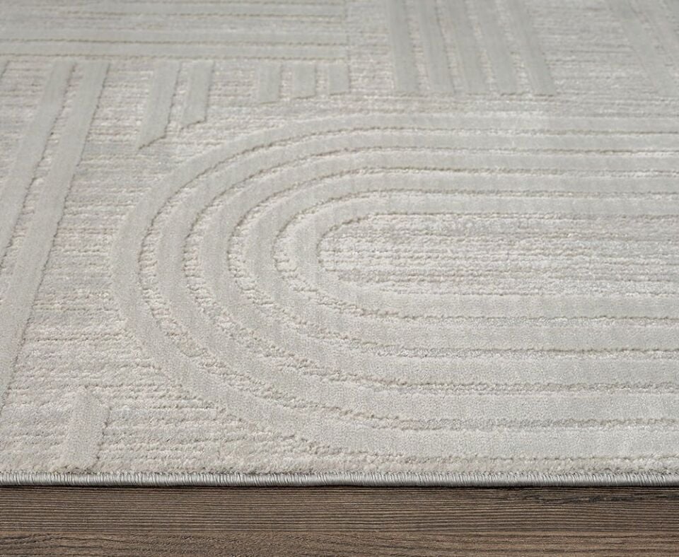 FIRSAT ÖLÇÜ Gri Makine Dokuma Halısı 160x230