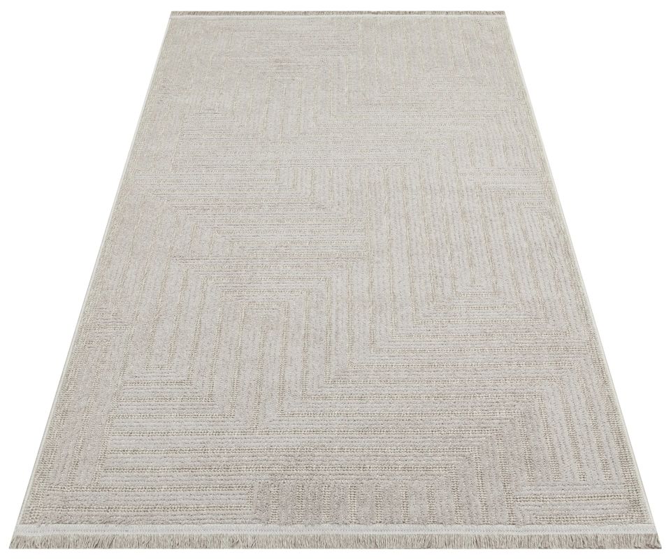 Cosmos Serisi Yumuşak Dokuma Modern Gri Renk Halı TH-178