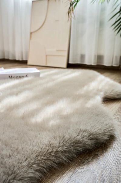 Cloud Serisi Makinede Yıkanabilir Yüksek Kalite Vizon Peluş Halı NX-104