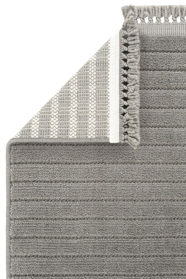 FIRSAT ÖLÇÜ Antrasit Renk Modern Halı 80x150