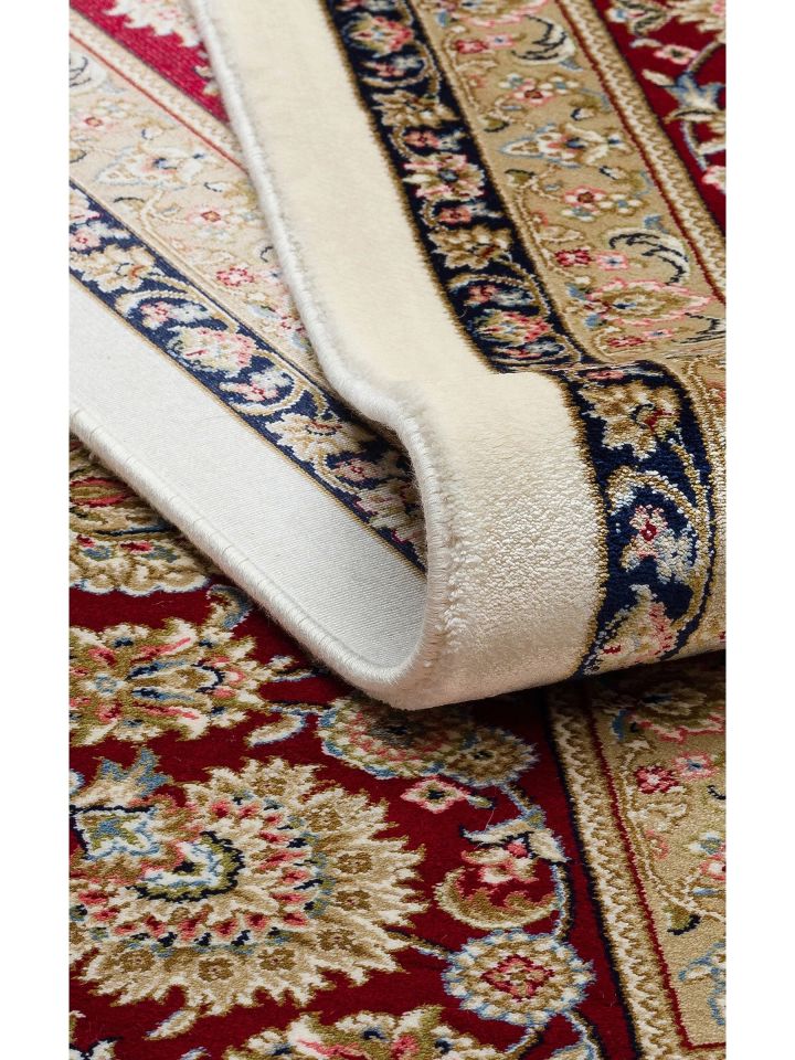 Mirza Serisi 2 Milyon Uç Sıklığı ile Dokunan Klasik Desenli İpeksi Viskon Halı NX-715