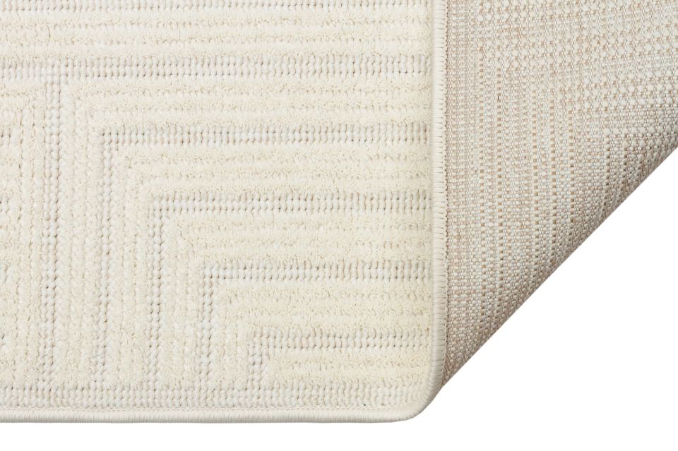 Cosmos Serisi Yumuşak Dokuma Modern Krem Renk Halı TH-179