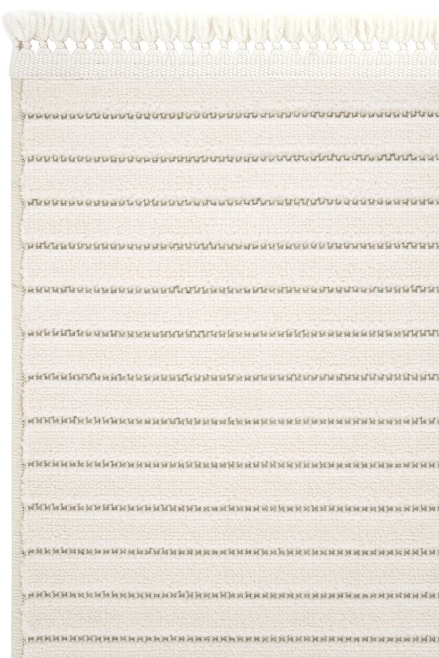 FIRSAT ÖLÇÜ Ekru Renk Modern Halı 80x150