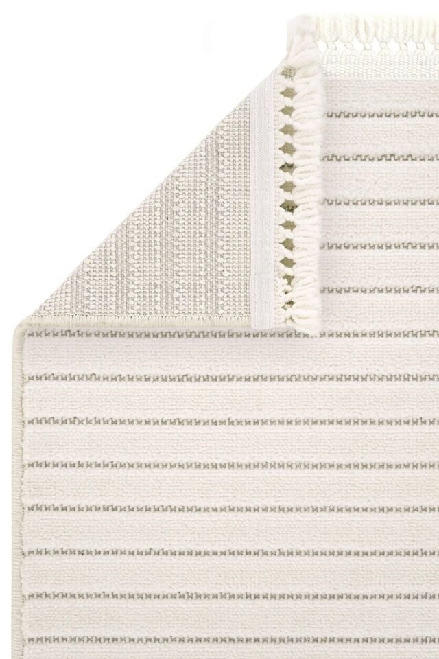 FIRSAT ÖLÇÜ Ekru Renk Modern Halı 80x150