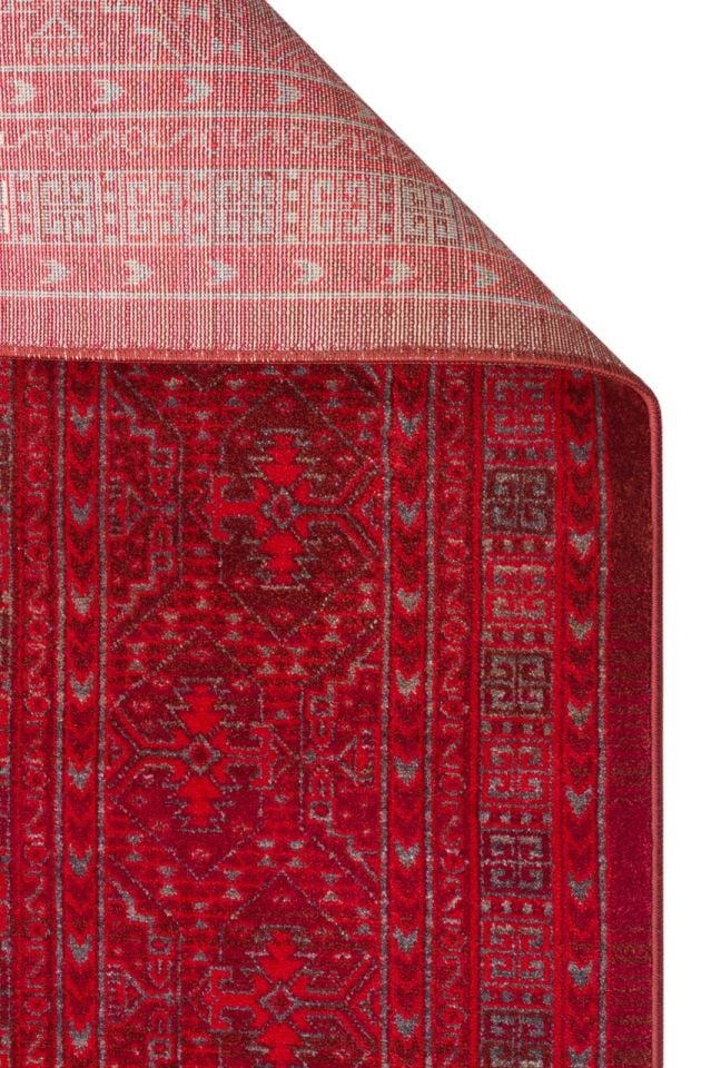 Luna Serisi Bordo Renk Makine Halısı EH-0263