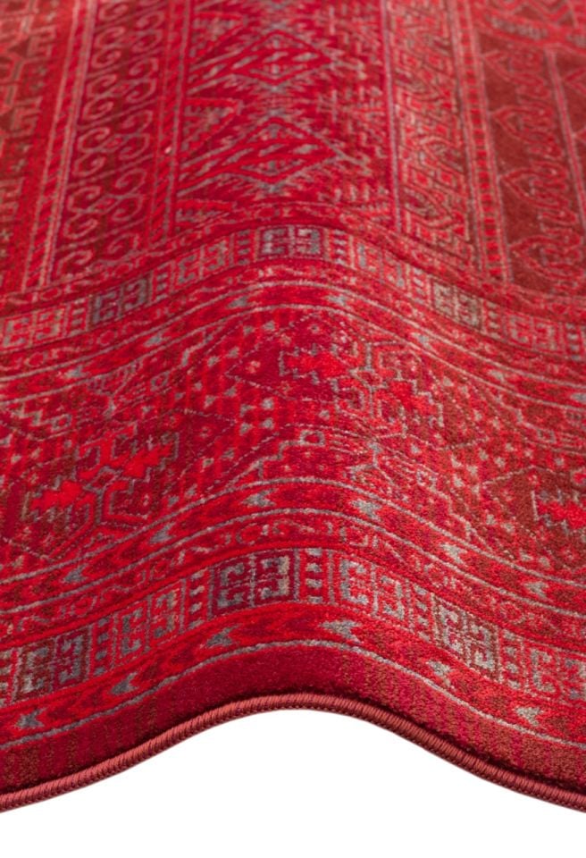 Luna Serisi Bordo Renk Makine Halısı EH-0263