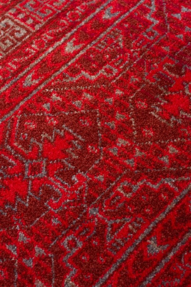 Luna Serisi Bordo Renk Makine Halısı EH-0263