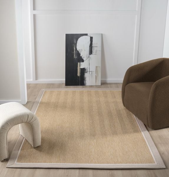 Beta Serisi Bordürlü Sisal Halı NX-5660