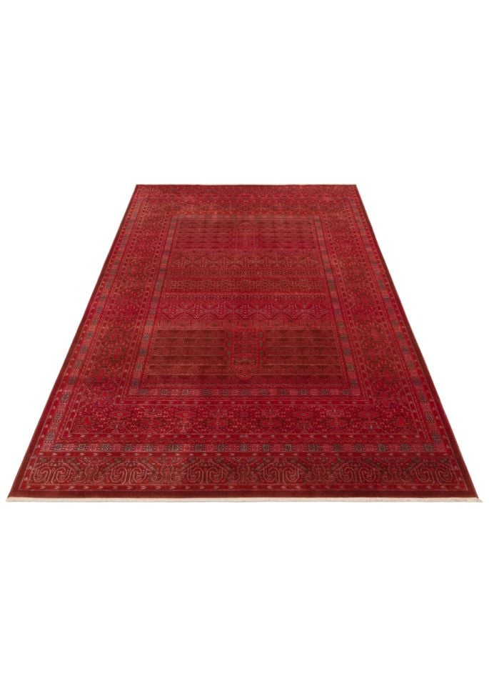 Luna Serisi Bordo Renk Makine Halısı EH-0263