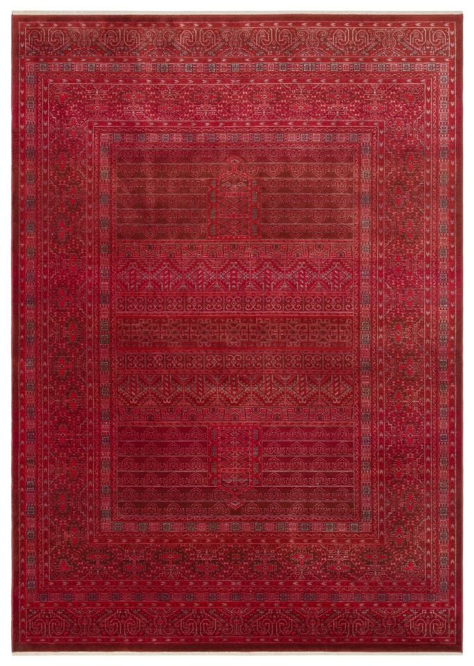 Luna Serisi Bordo Renk Makine Halısı EH-0263