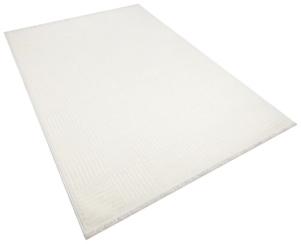 Cosmos Serisi Yumuşak Dokuma Modern Krem Renk Halı TH-180