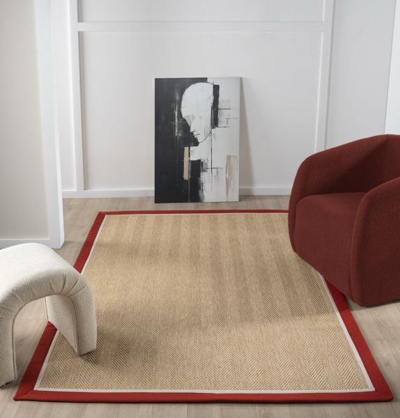 Beta Serisi Bordürlü Sisal Halı NX-5661
