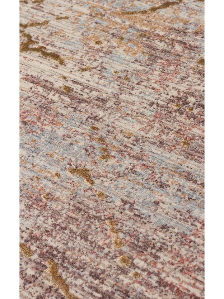 Petra Serisi Özel Boyama Teknolojisi ve 3D Rölyef Dokulu Sık Dokuma Modern Halı NX-719