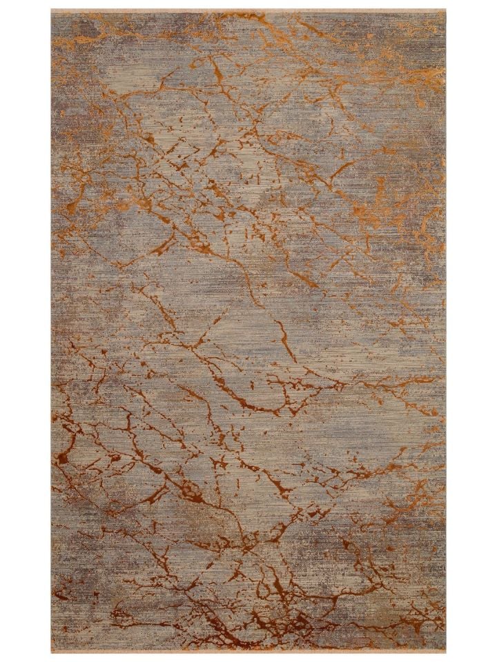 Petra Serisi Özel Boyama Teknolojisi ve 3D Rölyef Dokulu Sık Dokuma Modern Halı NX-720