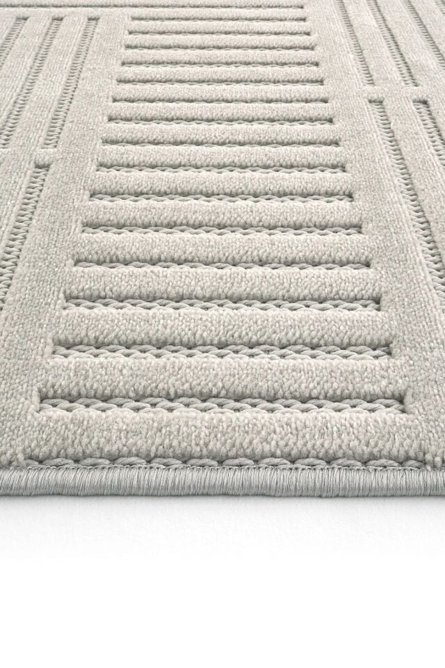 FIRSAT ÖLÇÜ Gri Renk Modern Halı 80x150