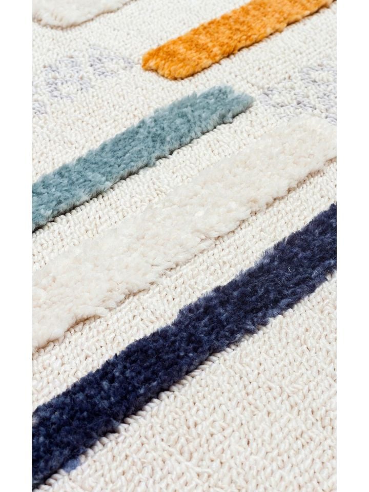 Bony Serisi Multi Renk Yumuşak Modern Halı EH-348