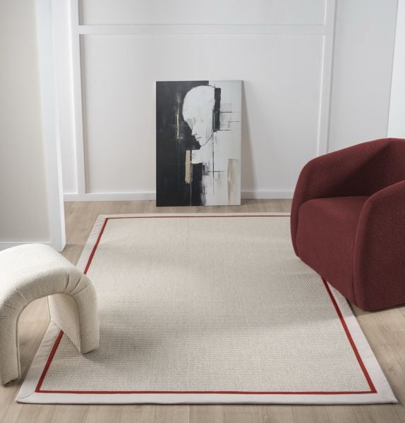 Beta Serisi Bordürlü Sisal Halı NX-5662