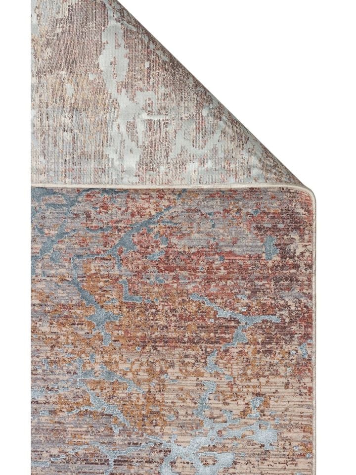 Petra Serisi Özel Boyama Teknolojisi ve 3D Rölyef Dokulu Sık Dokuma Modern Halı NX-721