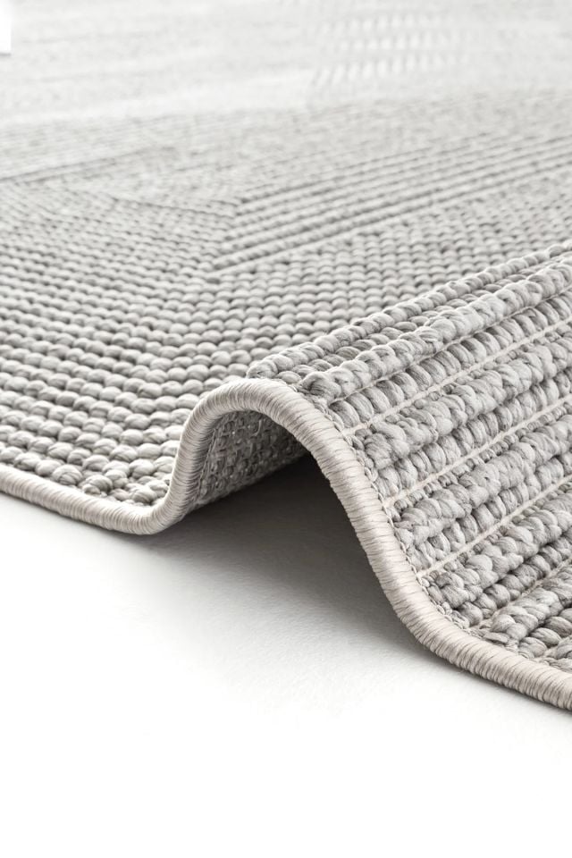 Clam Serisi Bukle Modern Gri Renk Halı GH-3007G