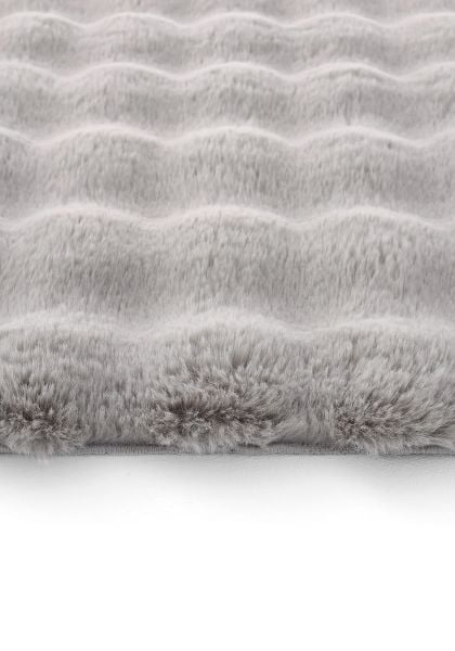 Cloud Serisi Makinede Yıkanabilir Yüksek Kalite Gri Peluş Halı NX-109