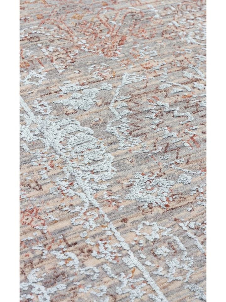 Petra Serisi Özel Boyama Teknolojisi ve 3D Rölyef Dokulu Sık Dokuma Modern Halı NX-723