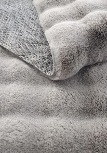 Cloud Serisi Makinede Yıkanabilir Yüksek Kalite Gri Peluş Halı NX-109