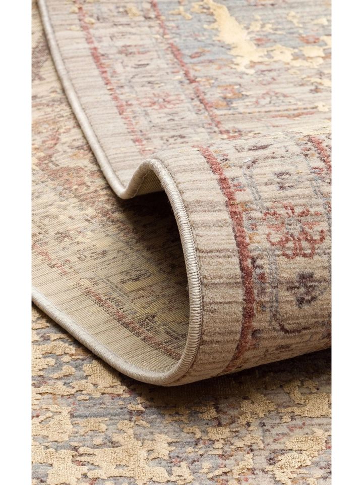 Petra Serisi Özel Boyama Teknolojisi ve 3D Rölyef Dokulu Sık Dokuma Modern Halı NX-724