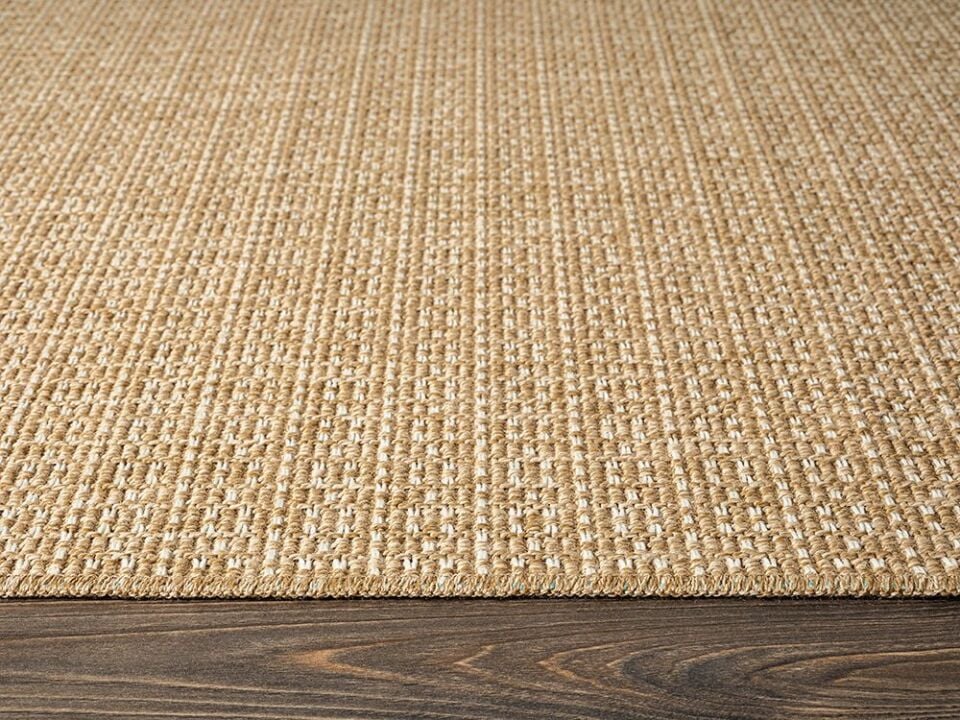 FIRSAT ÖLÇÜ Bej Kolay Temizlenebilir Sisal Halı 80x150
