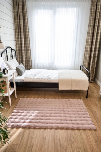 Cloud Serisi Makinede Yıkanabilir Yüksek Kalite Pudra Peluş Halı NX-110