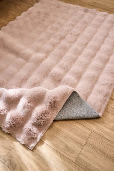 Cloud Serisi Makinede Yıkanabilir Yüksek Kalite Pudra Peluş Halı NX-110