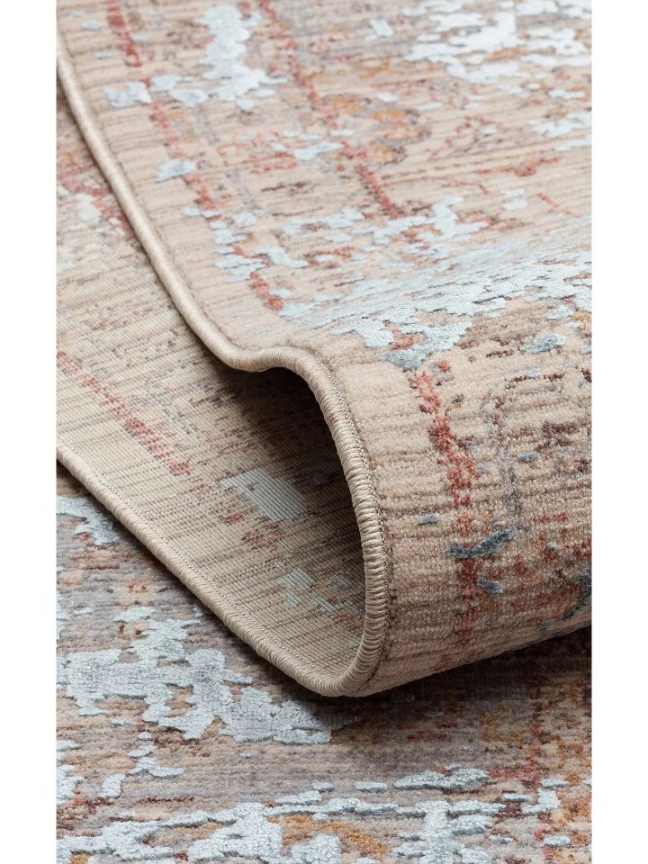 Petra Serisi Özel Boyama Teknolojisi ve 3D Rölyef Dokulu Sık Dokuma Modern Halı NX-725